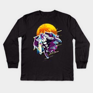 Azur Lane Maryland Kids Long Sleeve T-Shirt